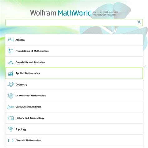 mathworld wolfram|MathWorld .